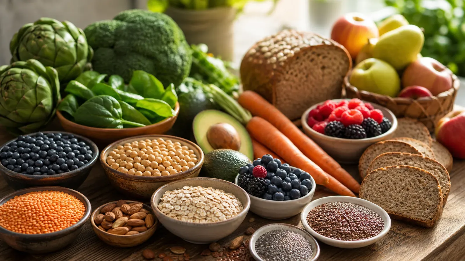 Aliments riches en fibres : où les trouver au quotidien