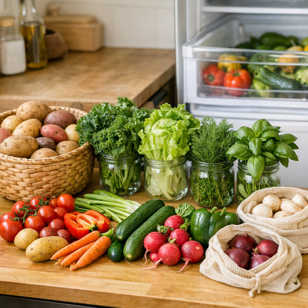 Comment conserver les légumes frais avec des idées concrètes