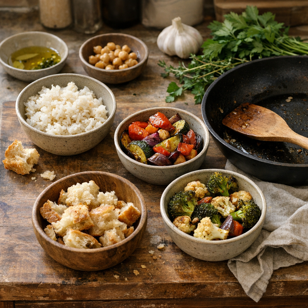 Cuisiner les restes devient facile avec des idées concrètes