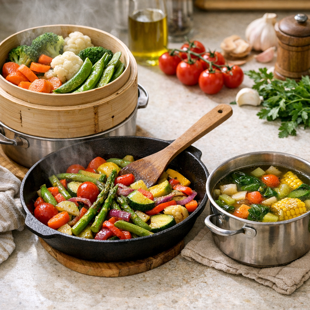 La cuisson des légumes devient facile avec ce guide pratique
