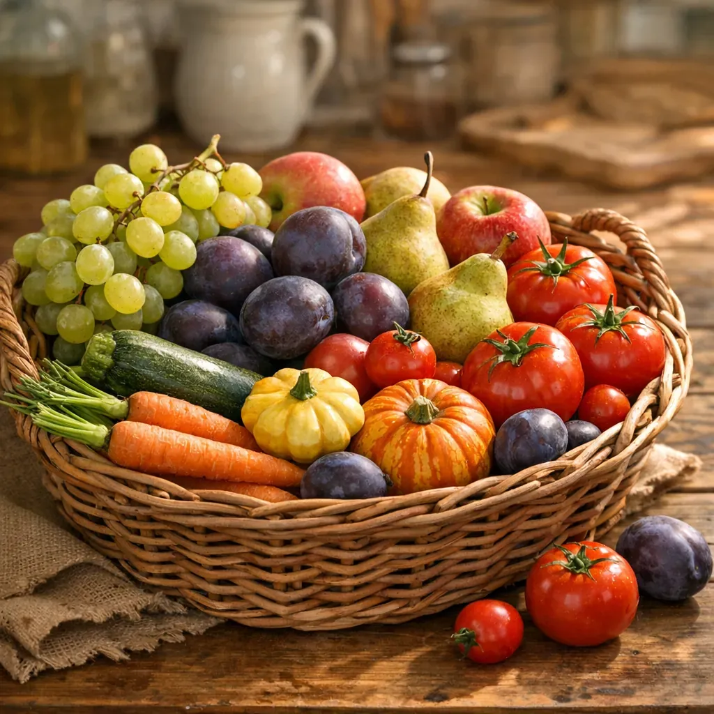 Les fruits et légumes de Septembre composent un panier malin