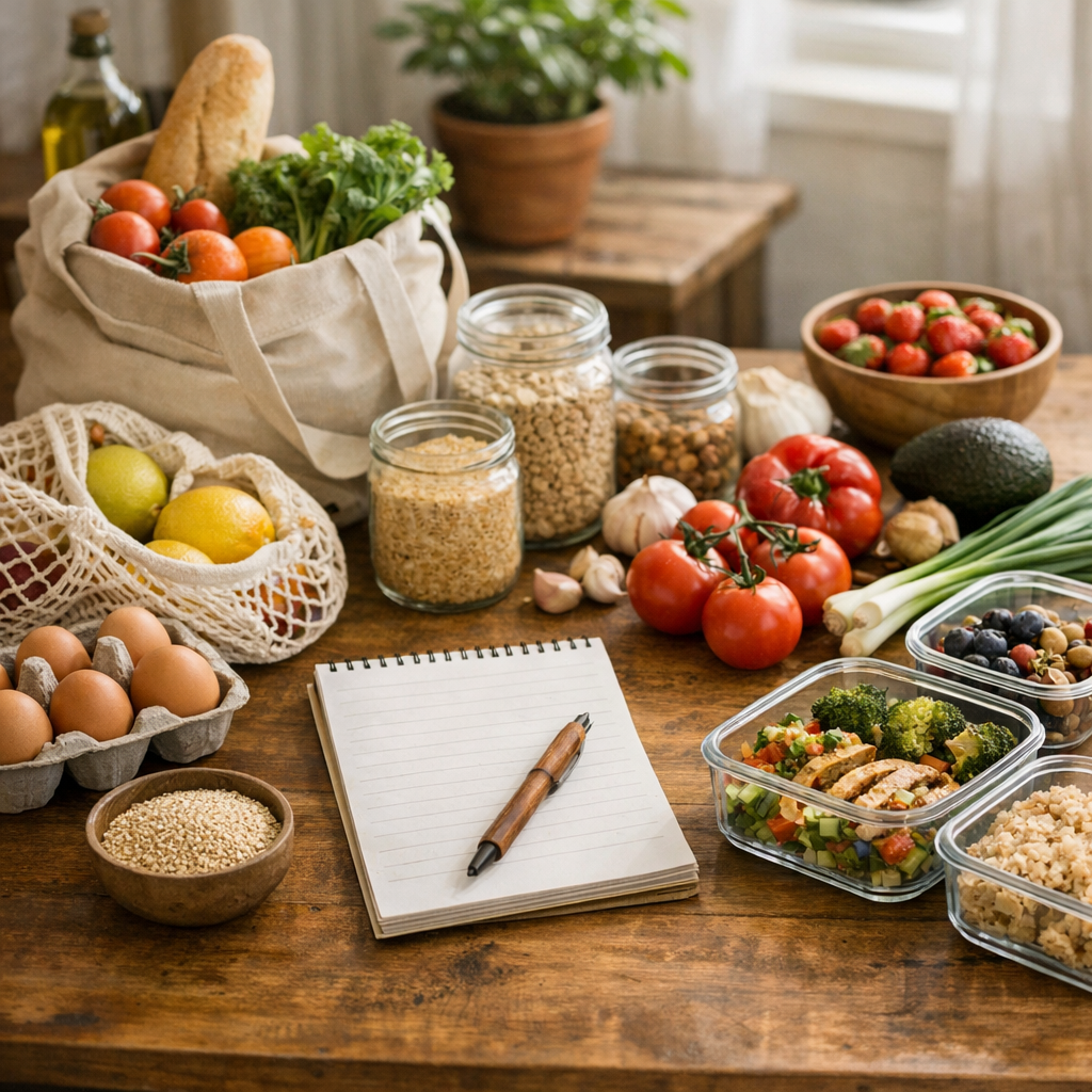 Comment faire une liste de courses pour les repas de la semaine ?