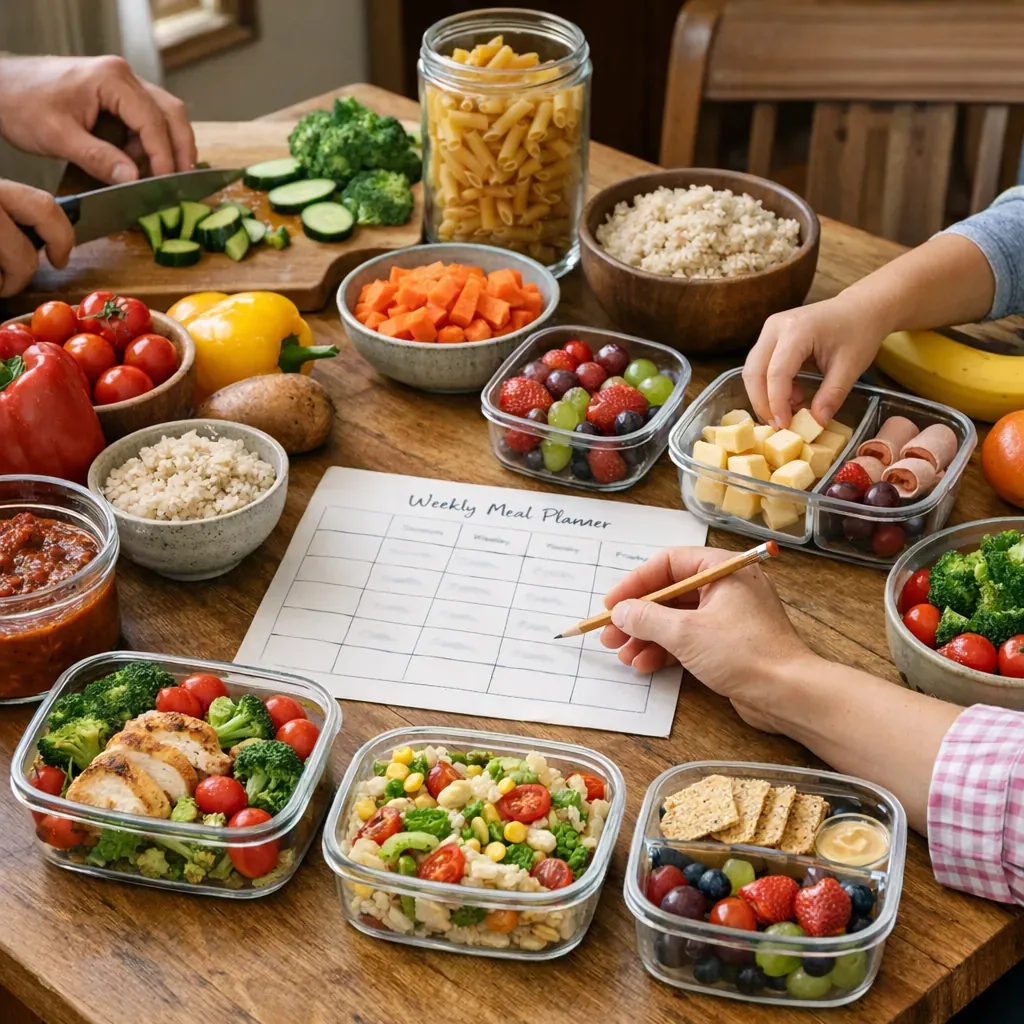 Un menu enfant simple pour la semaine aide à gagner du temps