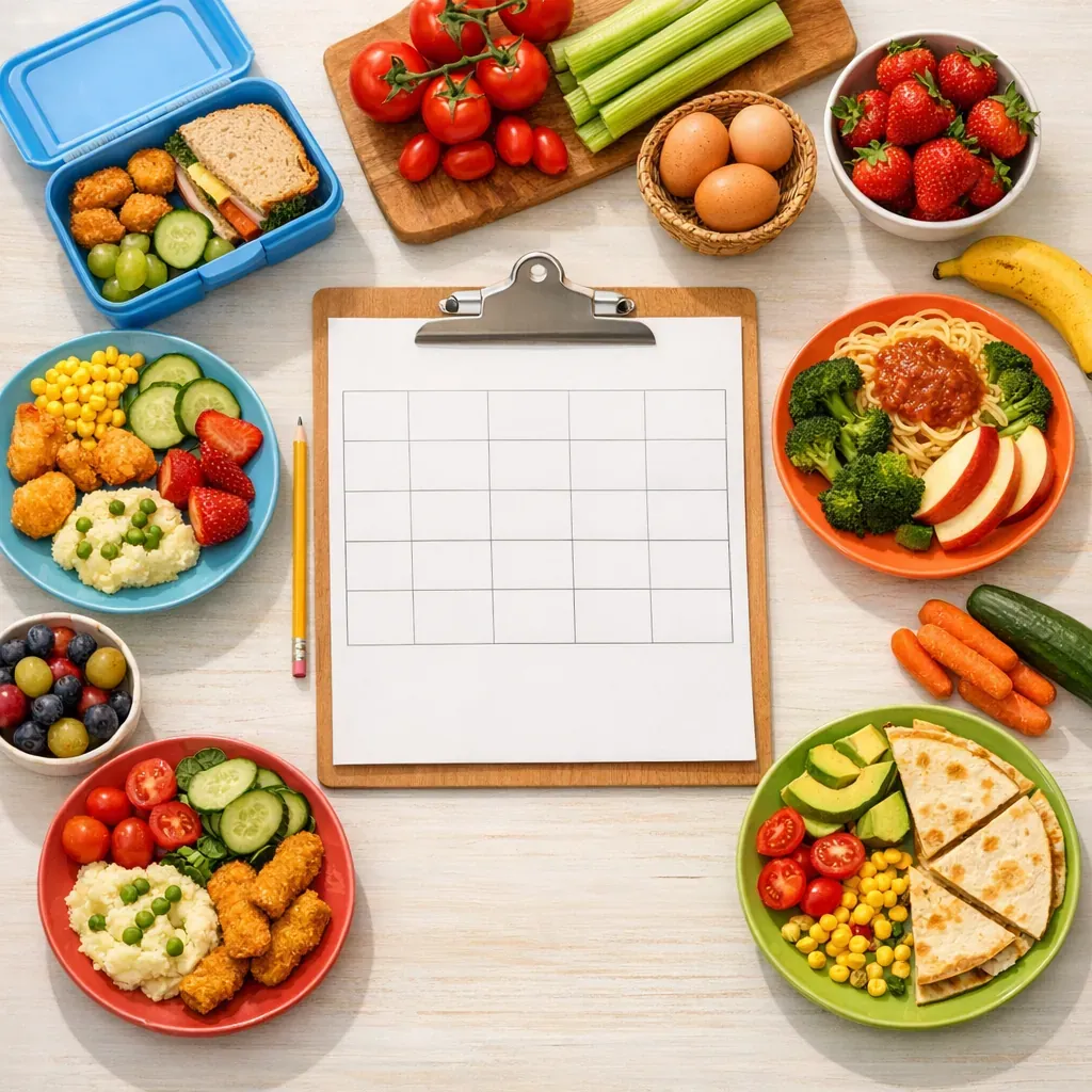 Un menu enfant simple vous donne des idées concrètes pour la semaine