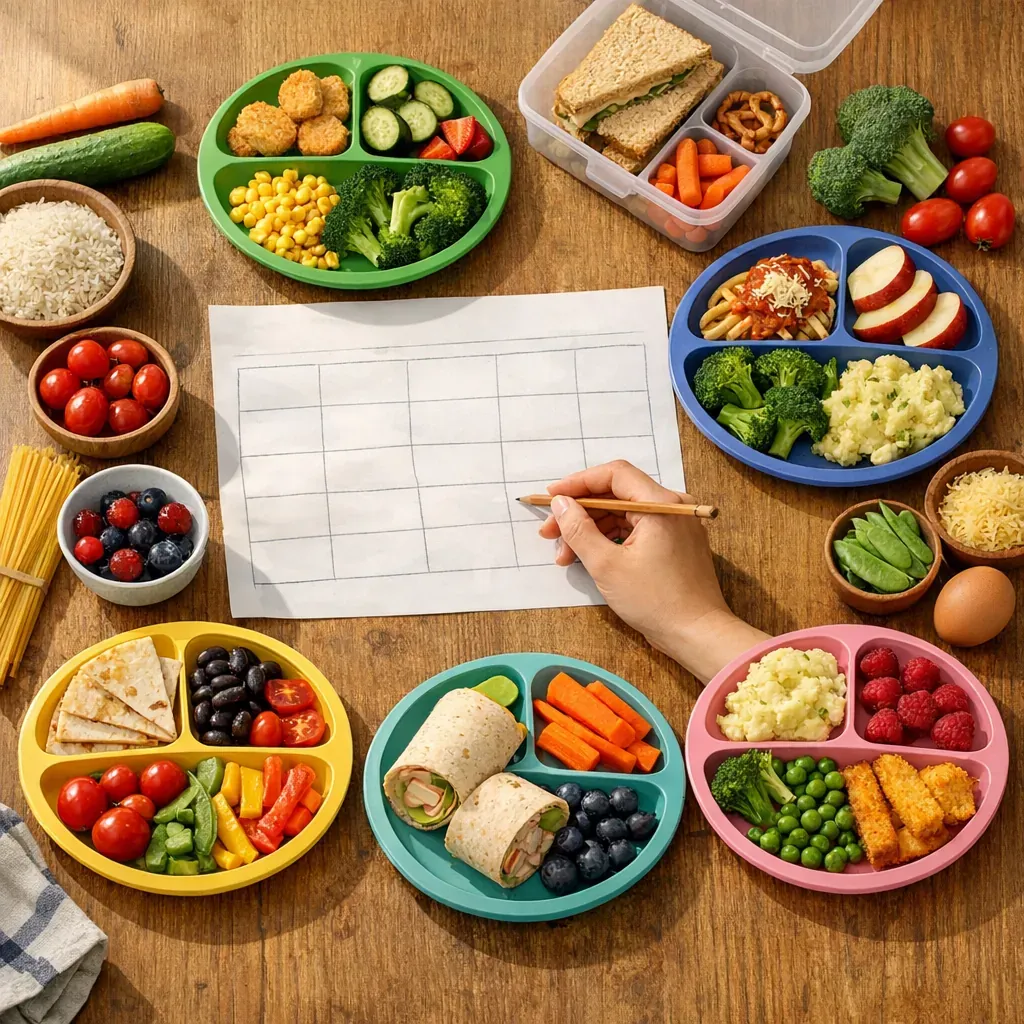 Comment une méthode facile simplifie le menu enfant de la semaine