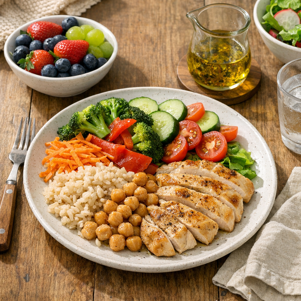 Un menu équilibré sans régime aide à mieux manger au quotidien