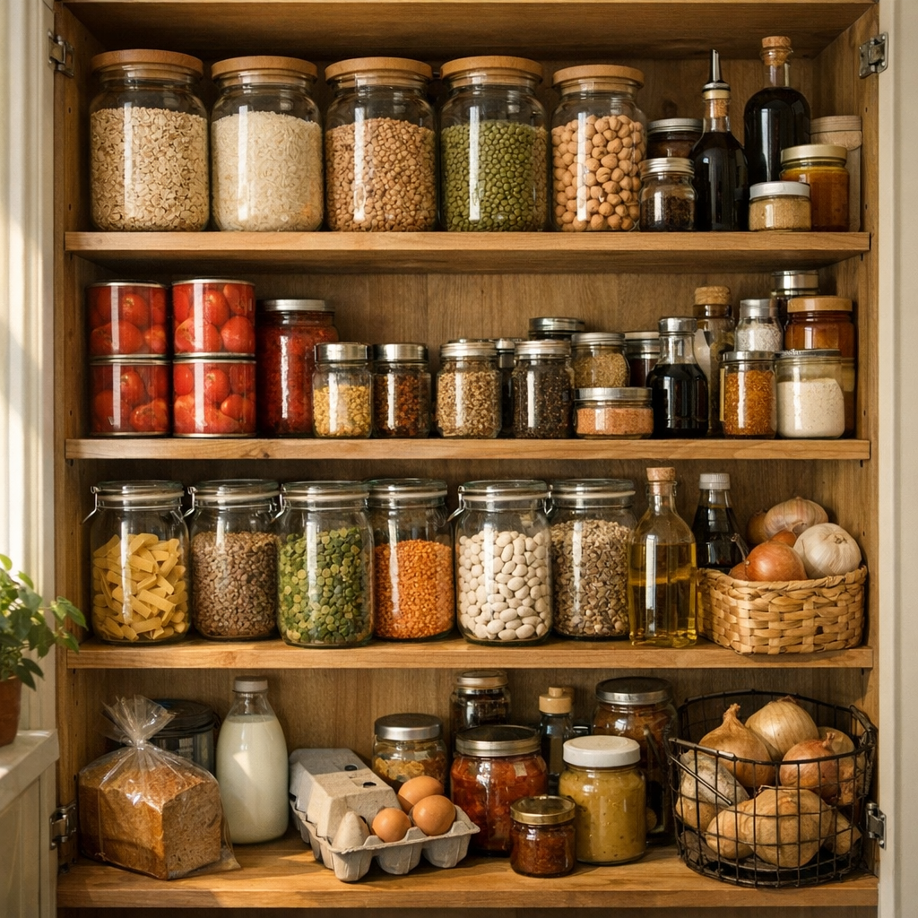 Les essentiels du placard de cuisine simplifient les repas