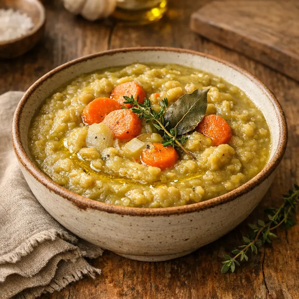 La Purée de pois cassés retrouve sa Recette à l’ancienne