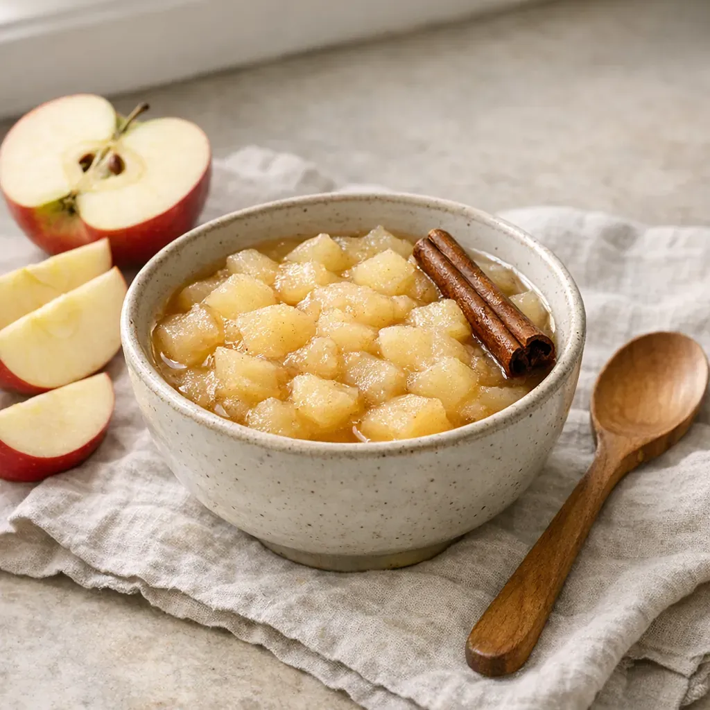 La Compote de pommes sans sucre ajouté se réussit sans effort