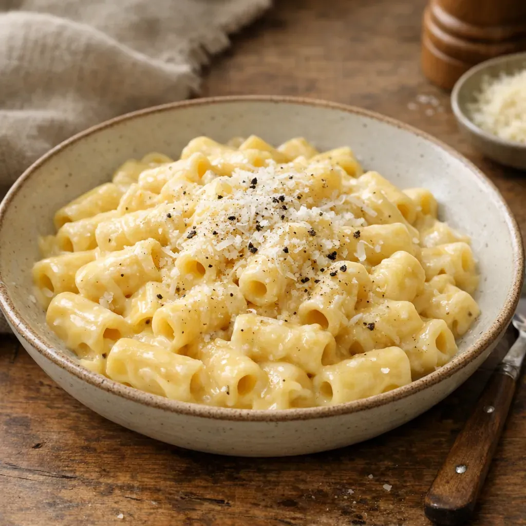 Cette Recette de Pâtes au fromage reste crémeuse sans lourdeur