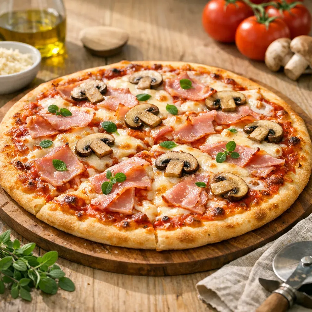 La Recette de Pizza au Jambon : facile, croustillante et fondante