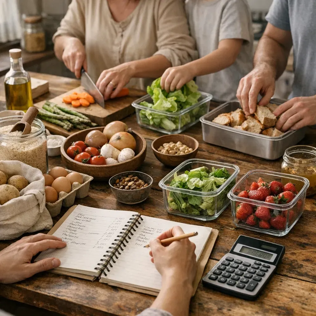 Un repas économique familial se vérifie avec un guide pratique