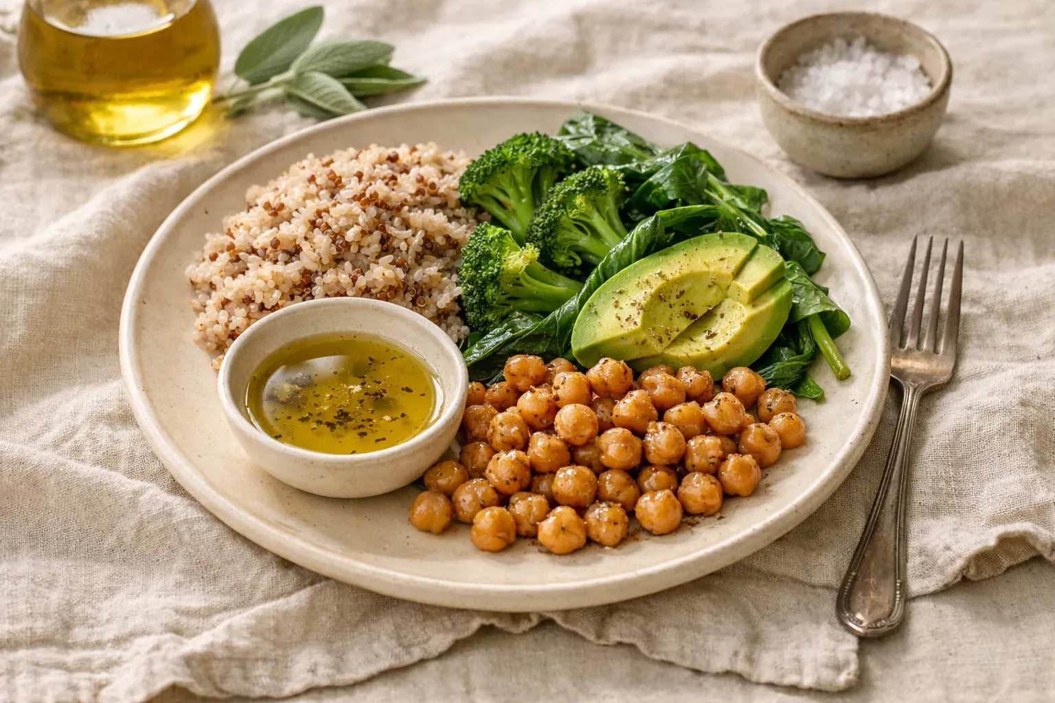 Repas équilibré simple : composer une assiette sans calculer