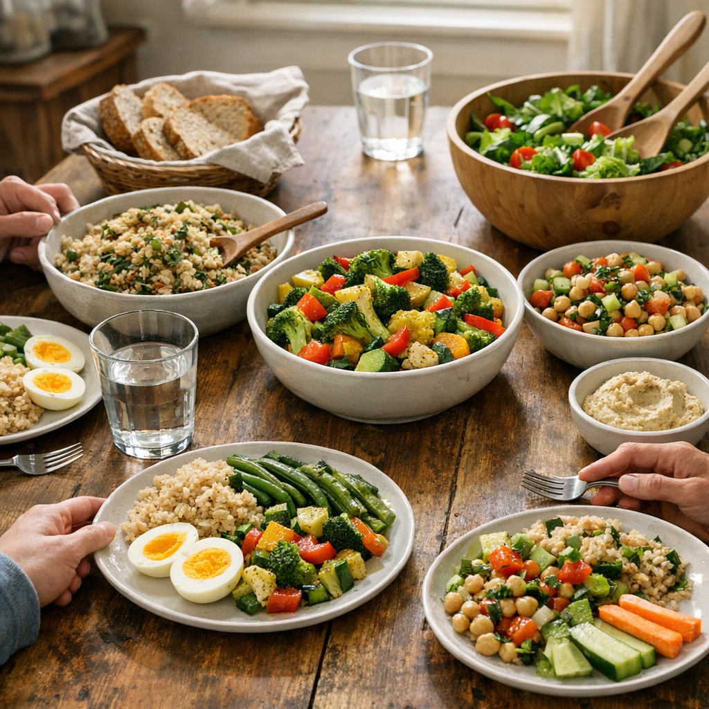 Comment préparer un repas de famille équilibré et simple ?