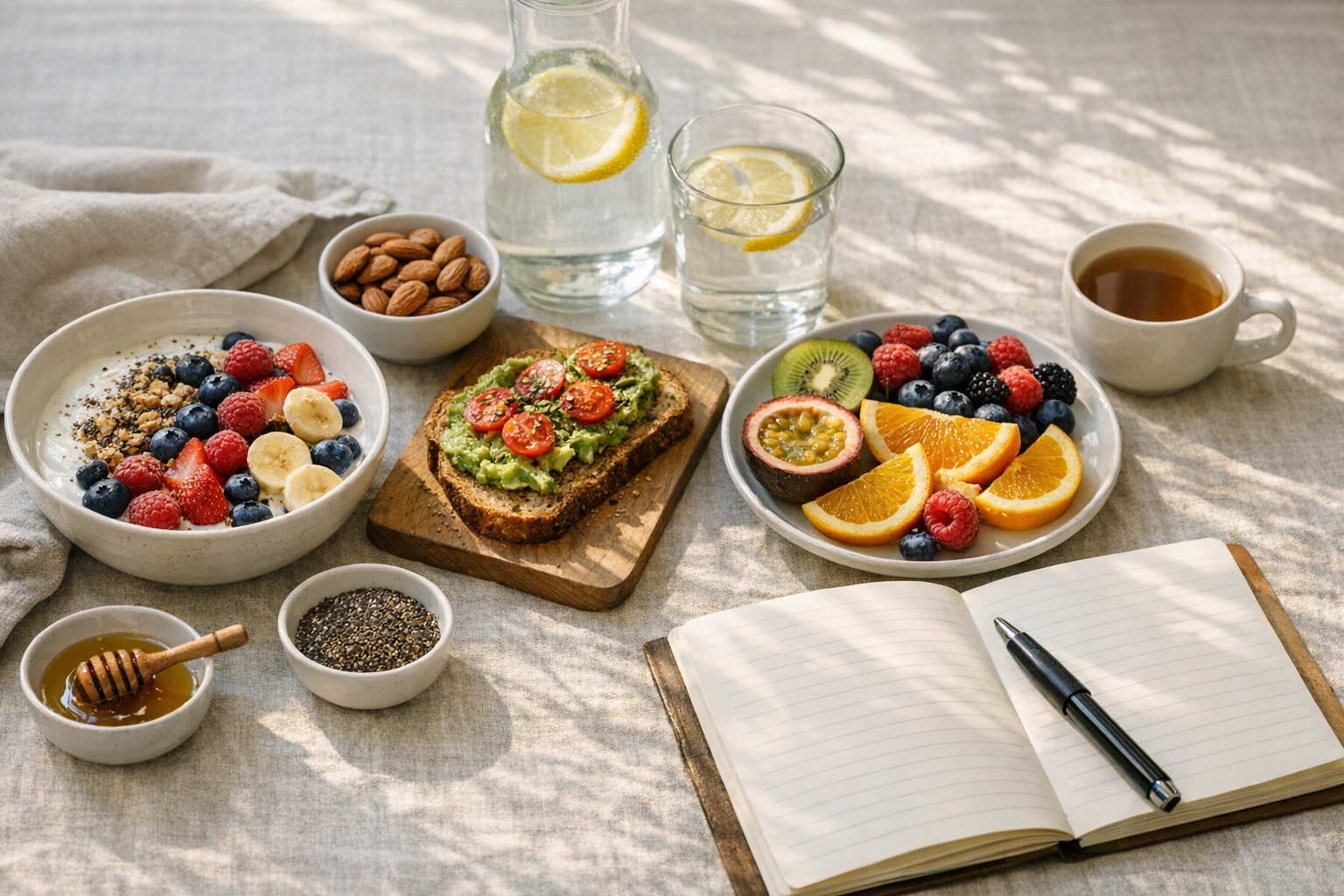 Routine bien-être simple pour manger mieux chaque jour